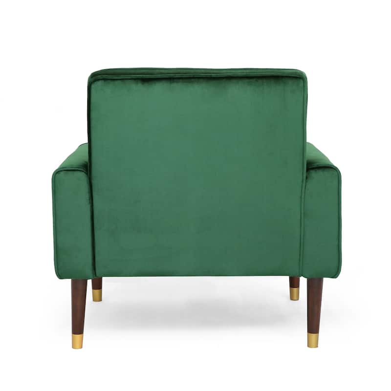 Bourchier Button-tufted Velvet Armchair by Christopher Knight Home