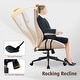 preview thumbnail 28 of 31, OVIOS Suede Fabric Ergonomic Office Chair High Back Lumbar Support