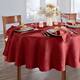 Porch & Den Prahl Jacquard Poinsettia Tablecloth