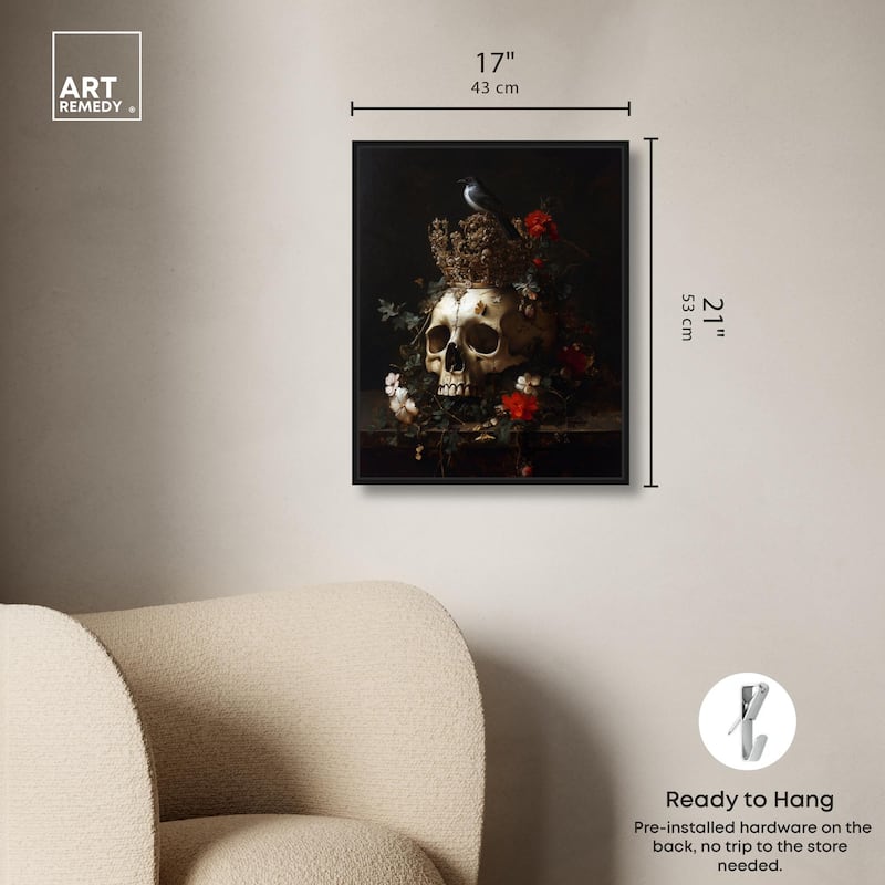 Skull's Legacy Canvas by Art Remedy
