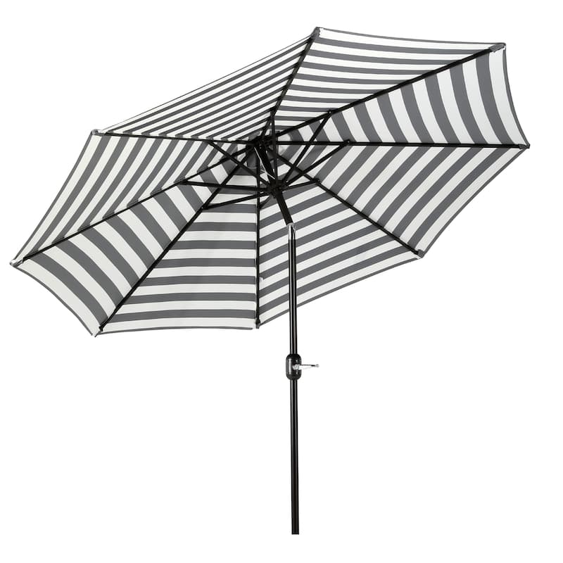 Holme 9-foot Steel Market Patio Umbrella with Tilt-and-Crank