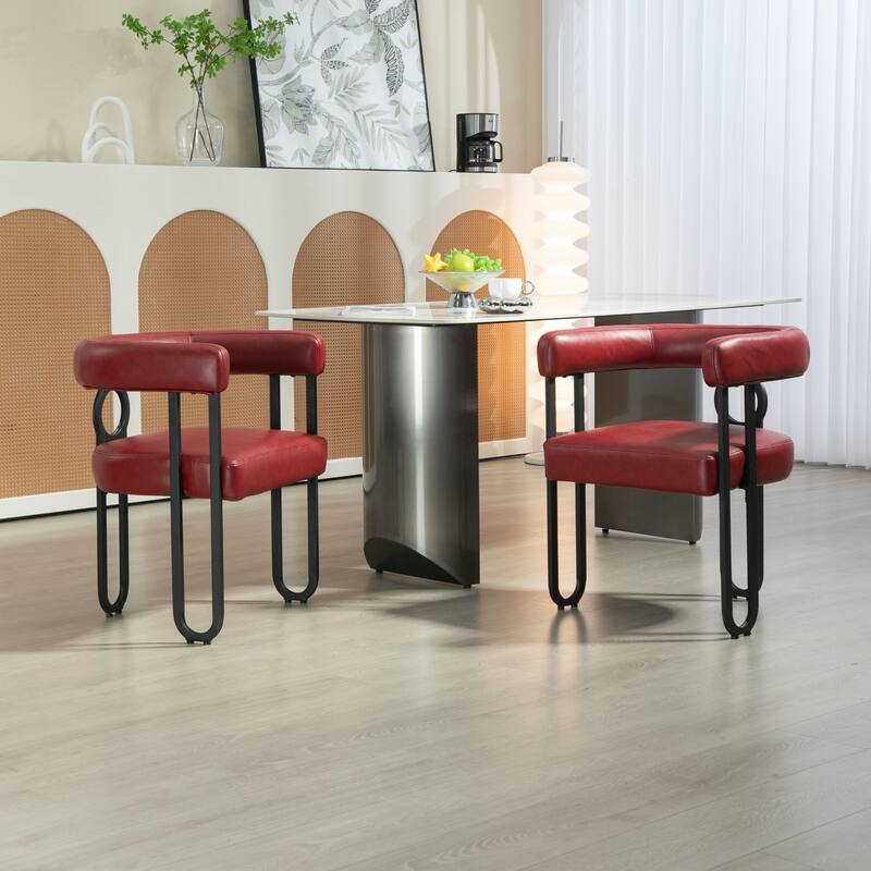 Mid Century Style Dining Chair Set of 2