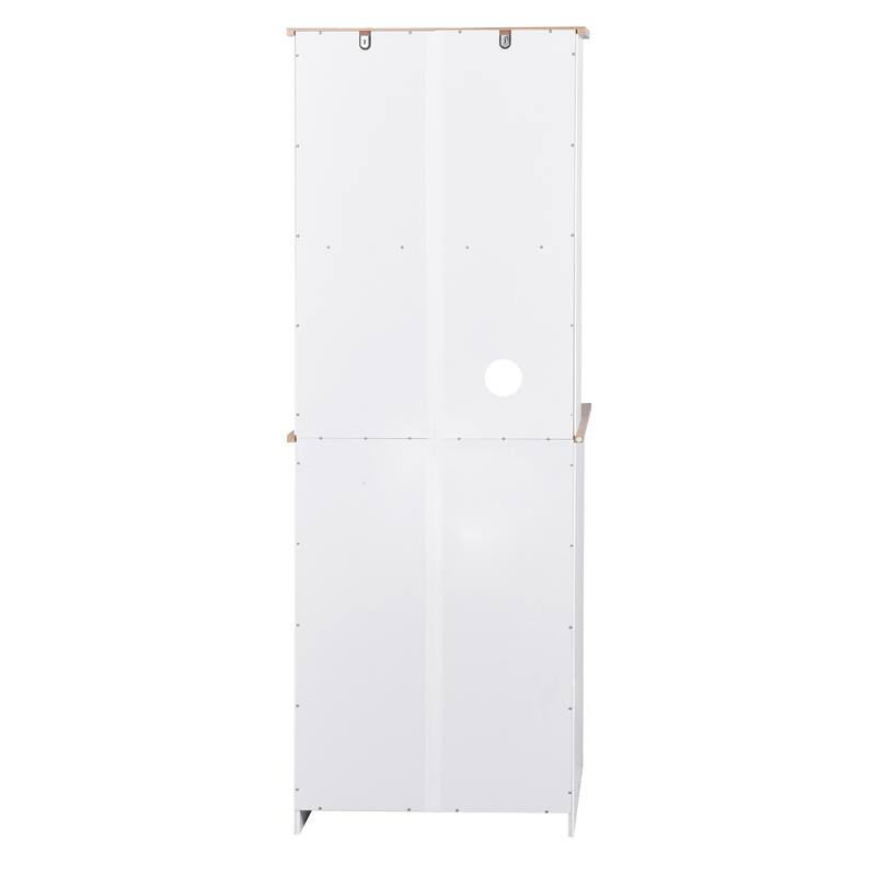 Wooden Kitchen Cabinet Storage Microwave Cabinet