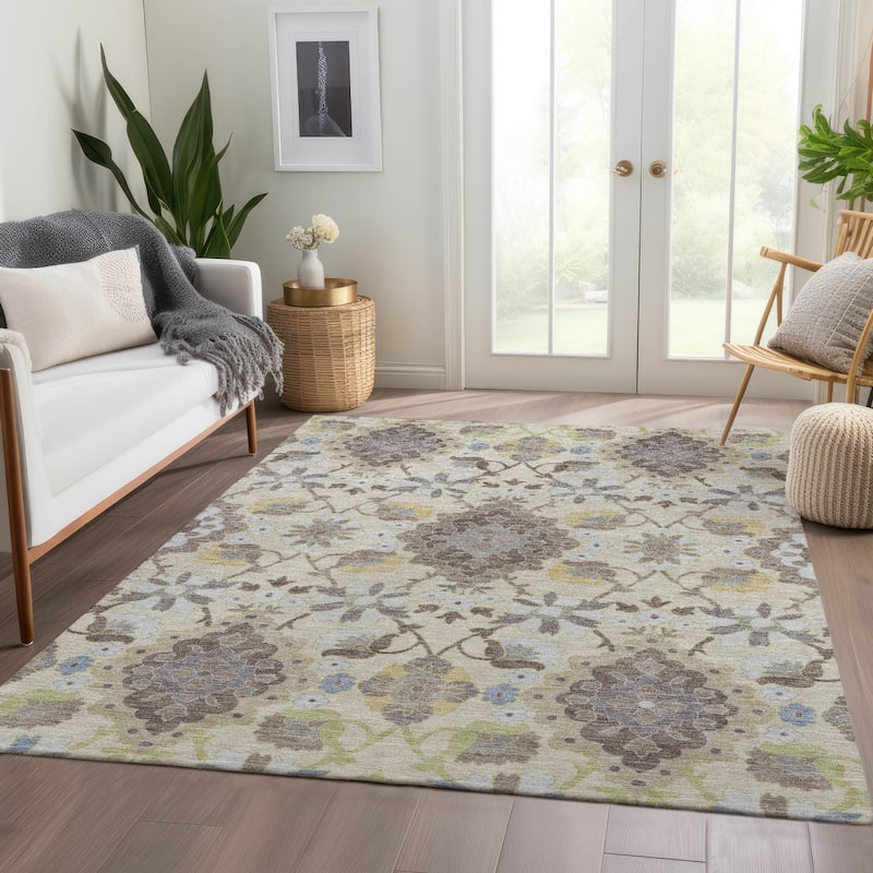 Premium Washable Super Soft Traditional Grace Mayfield Rug
