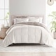 preview thumbnail 21 of 73, All-season Down Alternative Reversible Lightweight Comforter Set Natural / Latte - King