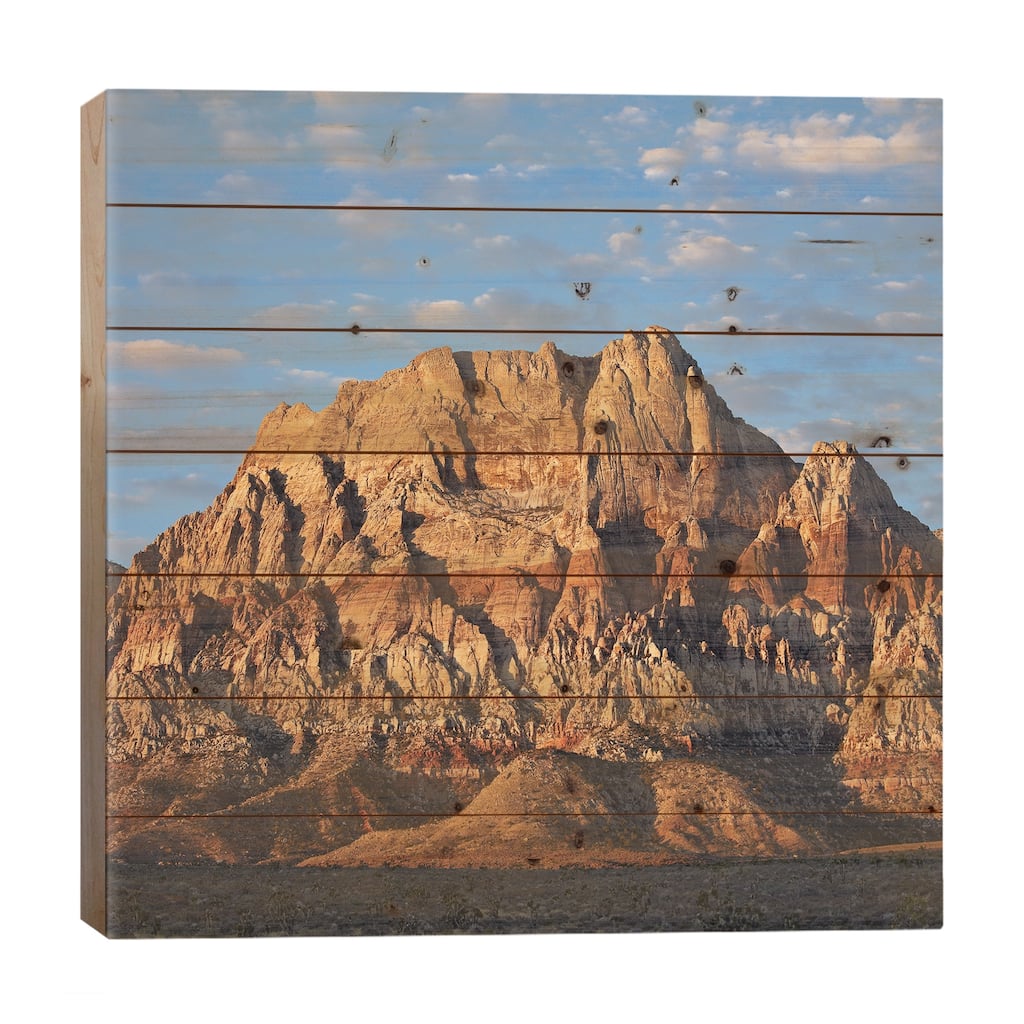 Spring Mountains, Red Rock Canyon National Conservation Area Near Las Vegas, Nevada Print On Wood by Tim Fitzharris