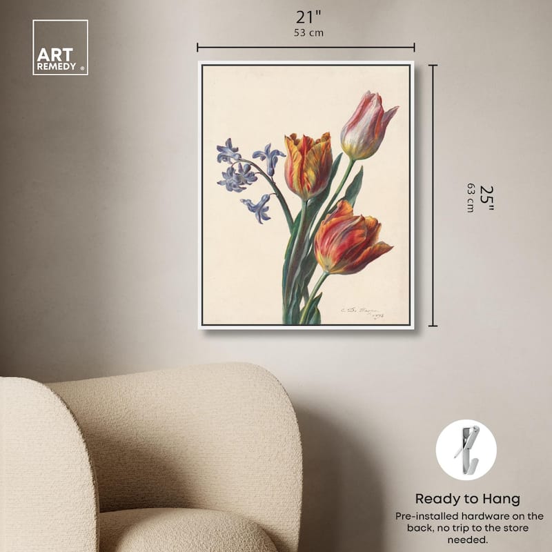 Tulips 1892 Canvas by Art Remedy