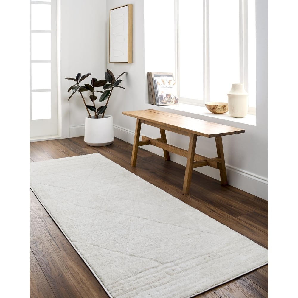 Livabliss Casual Freud Diamond Area Rug