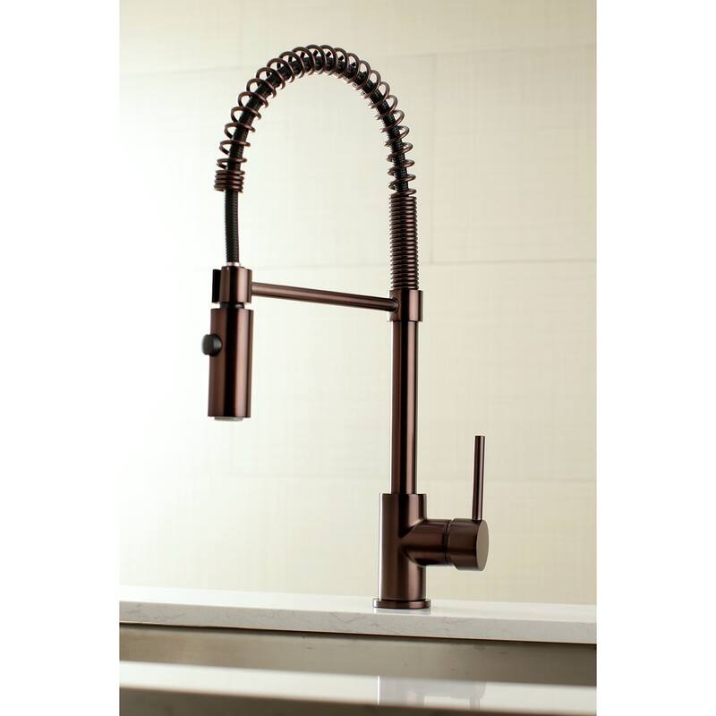 Kingston Brass Concord Single-Handle Pre-Rinse Kitchen Faucet