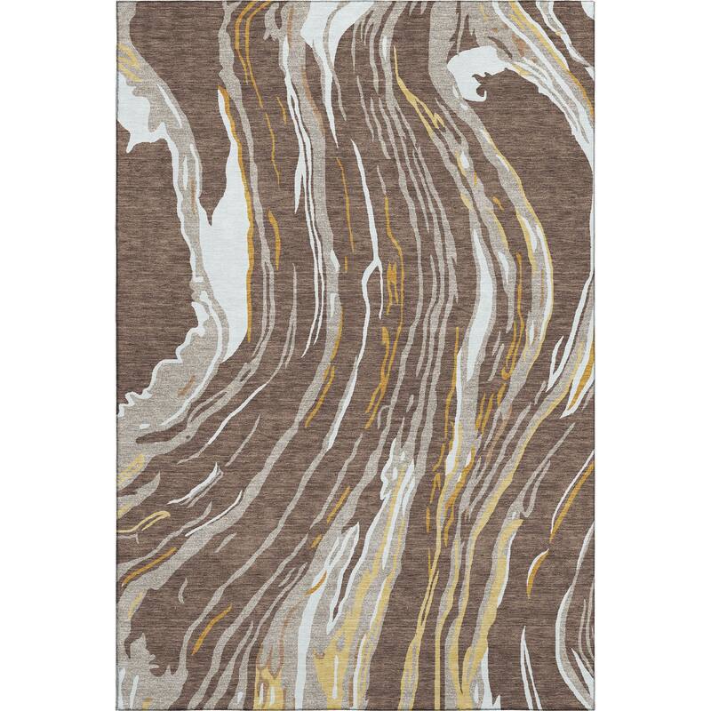 Premium Washable Super Soft Abstract Contemporary Mayfield Rug
