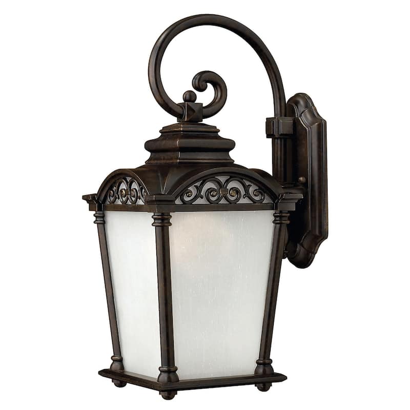 Hinkley Lighting 1 Light 14" Lantern Dark Sky Wall Sconce with Clear