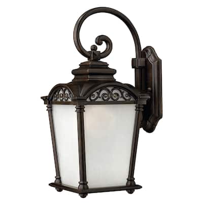 Hinkley Lighting 1 Light 14" Lantern Dark Sky Wall Sconce with Clear