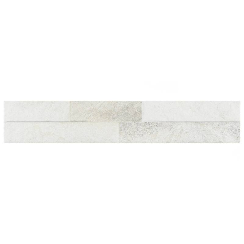 Merola Tile Ordino White 3-1/4" x 17-1/2" Porcelain Wall Tile