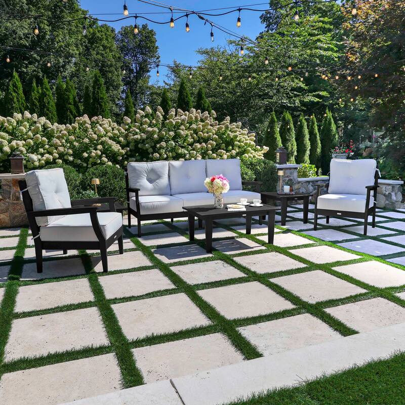 HIGHWOOD Lehigh 6-Piece Couch and Chair Deep Seating Set