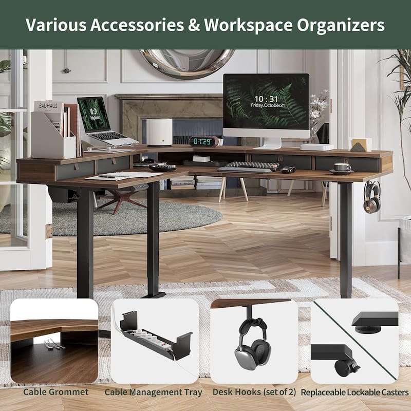 FEZIBO/Home Office Furniture/Wood/Desks