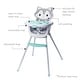 preview thumbnail 11 of 18, 4-in-1 Convertible High Chair, Fox-Theme, Space-Saving Design, Booster and Toddler Chair for Infants & Toddlers 3M-36M