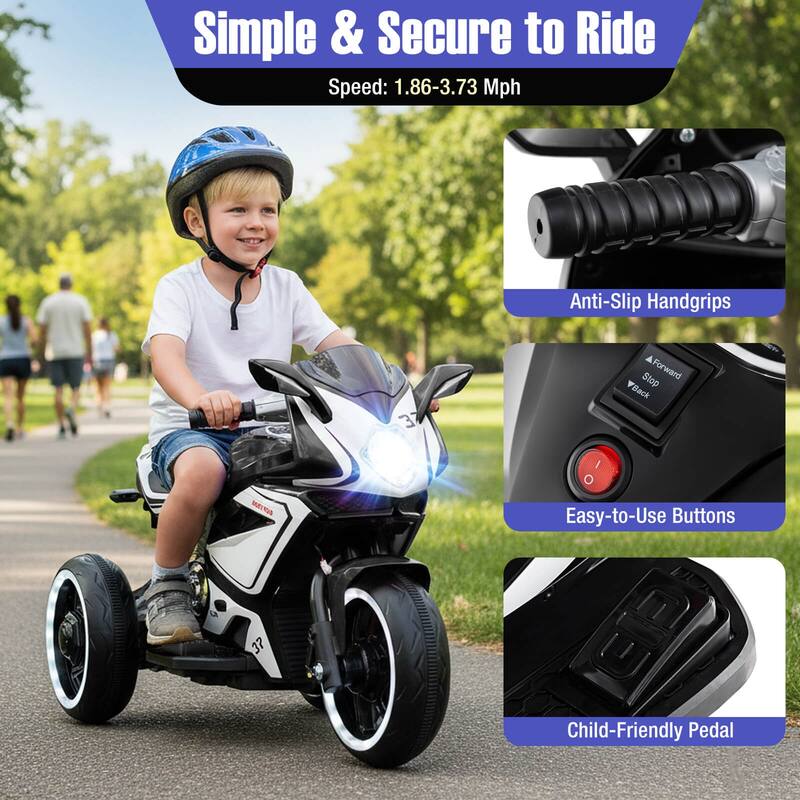 Costway Kids Ride on Motorcycle 6V Battery Powered Mini Electric - See Details