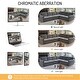 preview thumbnail 88 of 109, Homy Casa Chenille Sleeper Sectional Sofa with Pull-Out Bed