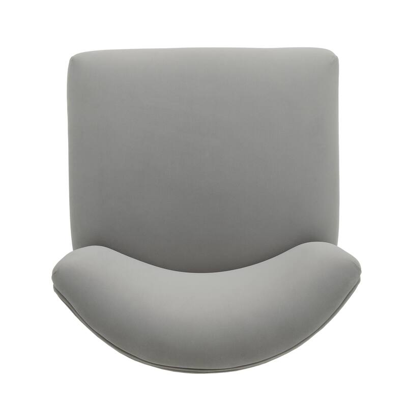 Roomfitters 27'' Upholstered Counter Stools, Set of 2 Modern Bar Chairs with Gold Circular Footrest and Light Fabric