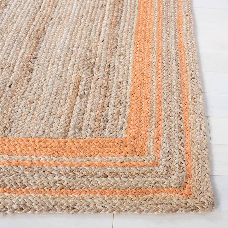SAFAVIEH Handmade Natural Fiber Averi Border Jute Rug