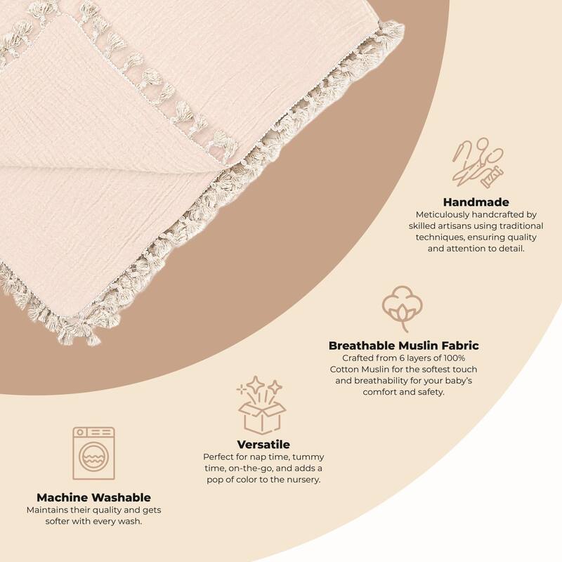 Crane Baby 6-Layer Muslin Blanket