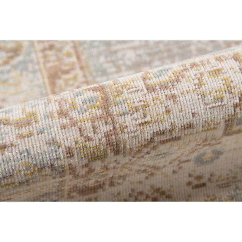 Copper Grove Bolans Vintage Gray Polyester Area Rug