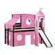 preview thumbnail 85 of 117, JACKPOT Prince & Princess Low Loft Twin Bed, Ladder Slide Tent & Tower