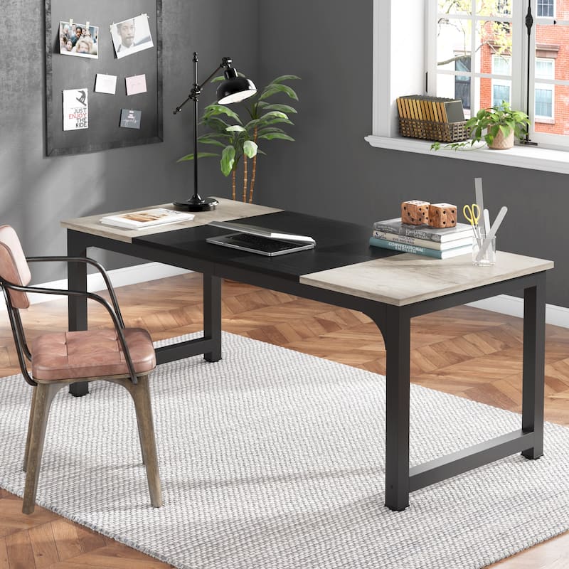 6FT Large Modern Conference Table for Meeting Room,Office - 70.86" L x 31.49" W x 29.52" H