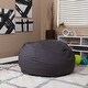 preview thumbnail 30 of 53, Oversized Refillable Bean Bag Chair for Kids and Adults Gray