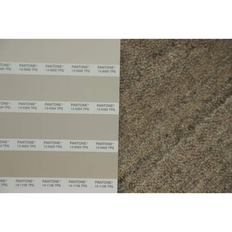 Hand Knotted Oriental 100% Wool Carpet Tribal Animal Pictorial Beige & Ivories Gabbeh Area Rug - 7' 9'' X 5' 1''
