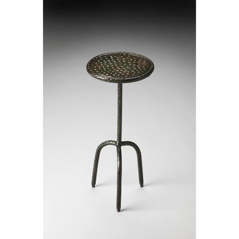 Handmade Butler Founders Iron End Table (India)