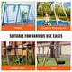 preview thumbnail 14 of 18, VEVOR A-Frame Middle Swing Set Brackets,Heavy Duty Carbon Steel Swing Set Hardware with Mounting Hardware