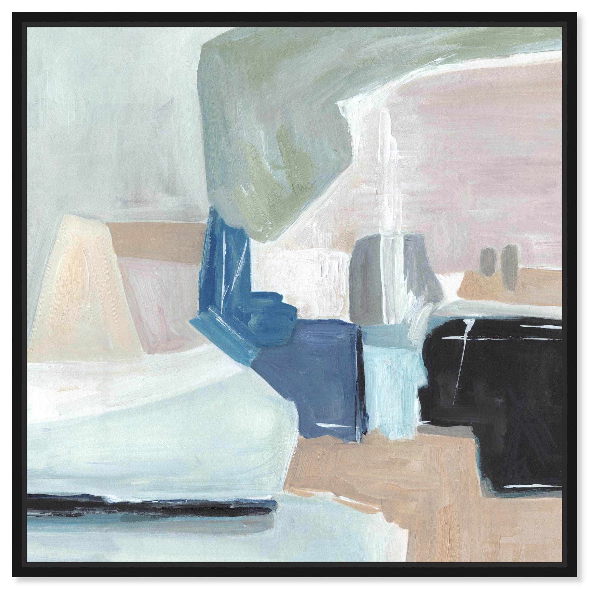 Harmony Bedroom Wall Decor Framed Canvas Print by Art Remedy