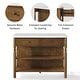 preview thumbnail 5 of 16, Crosley Roselyn Faux Marble Top Sit At Kitchen Island