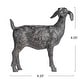preview thumbnail 6 of 8, Resin Goat Accent Decor with Cast Iron Finish