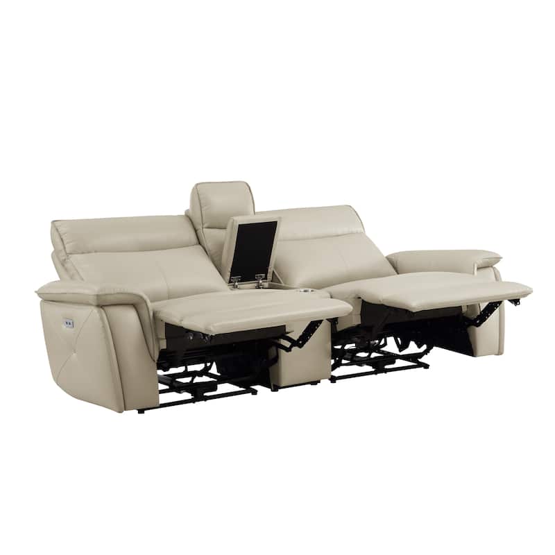 Blythe Power Double Reclining Loveseat with Console