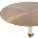 preview thumbnail 3 of 2, Uttermost Cyprus Brass Accent Table