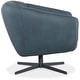 preview thumbnail 9 of 10, Hooker Furniture CC722-SW Mina 32" Wide Wood Framed Leather Accent