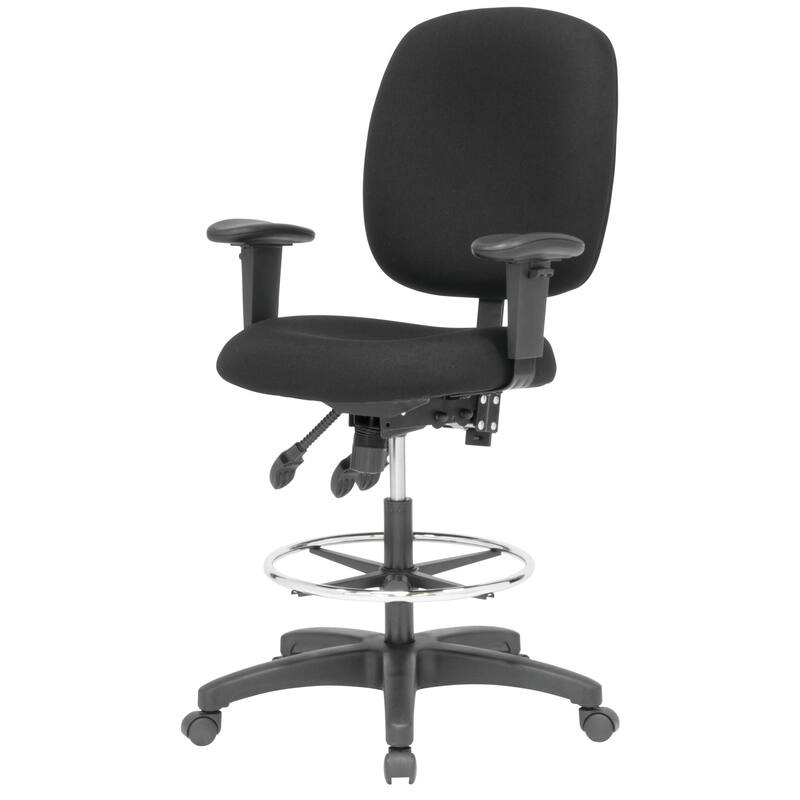 Winslow Drafting Chair with Adjustable Height, Arm, and Tilt
