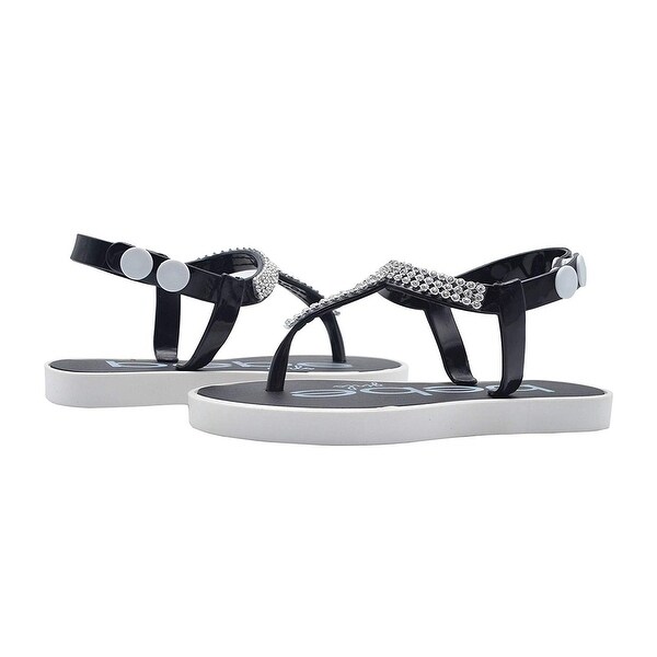 bebe rhinestone sandals