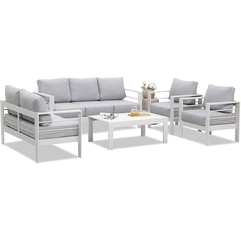 Royalcraft 5 Piece Aluminum Outdoor Furniture Set