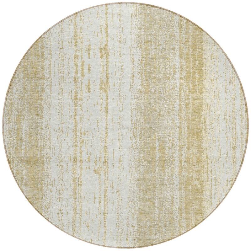 HomeRoots Striped Transitional Rectangle Outdoor Rug
