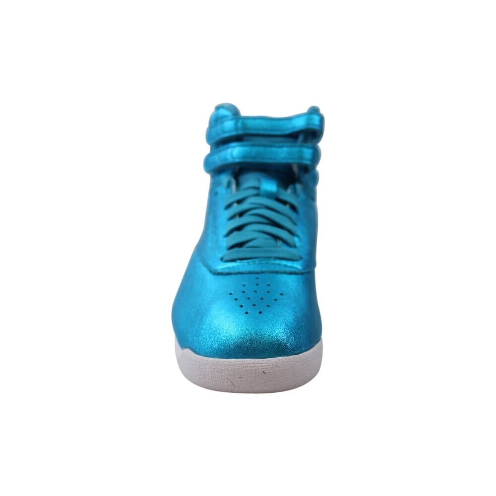 reebok freestyle hi metallic blue