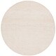 preview thumbnail 10 of 10, SAFAVIEH Handmade Ebony Ruya Modern Wool Rug 6' Round - Gold/Ivory - Round
