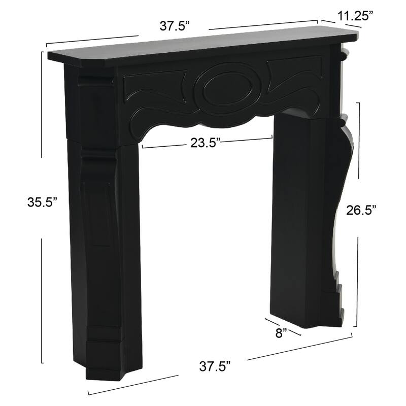 Victorian Decorative Fireplace Mantel