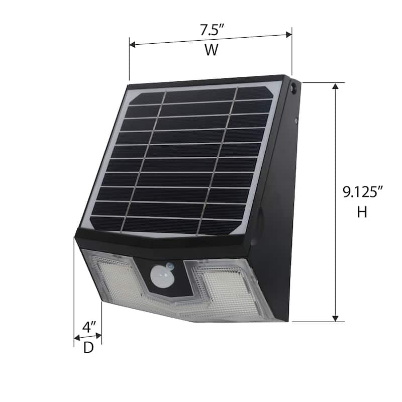 700 Lumens Security Solar Motion Sensor Wall Light Sconce