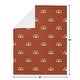 preview thumbnail 4 of 3, Rust White Boho Rainbow Boy Girl Baby Receiving Security Swaddle Blanket Orange Bohemian Celestial Sky Gender Neutral Outdoors