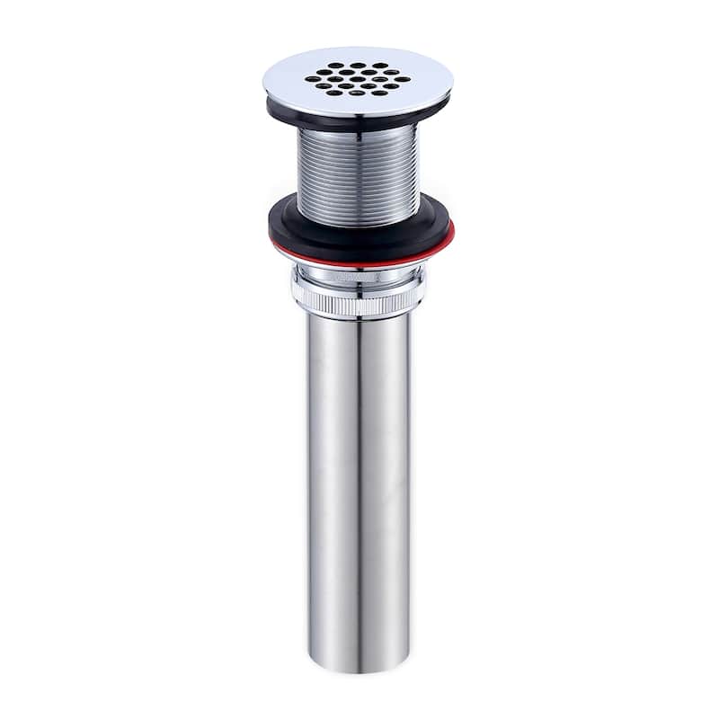Luxier DS05-T Bathroom Sink Grid Drain Strainer with No Overflow