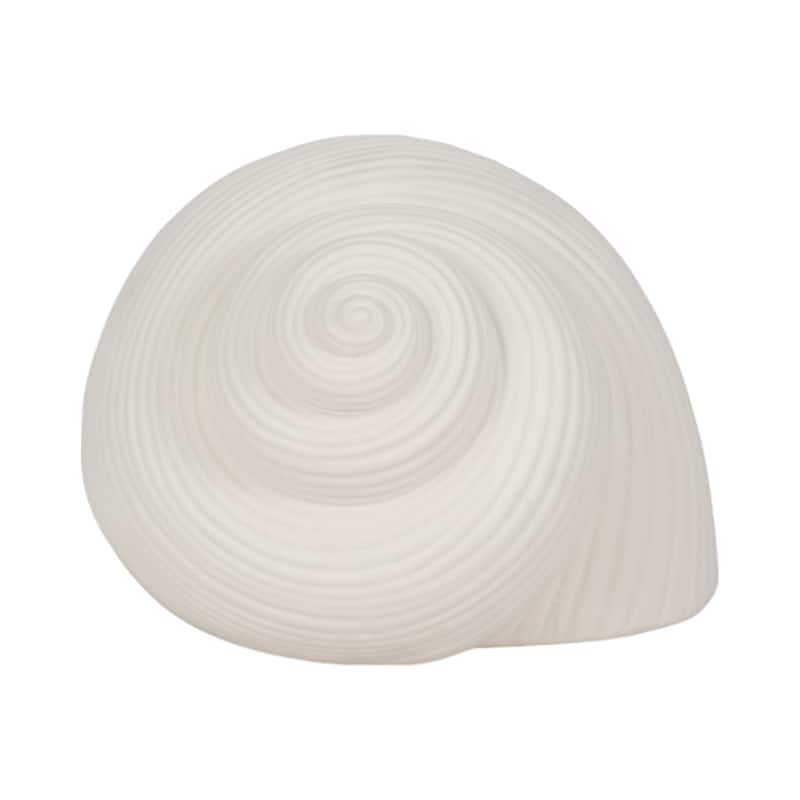 Sagebrook Home Stoneware White Seashell Decor