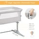 preview thumbnail 27 of 42, Babyjoy Portable Baby Bed Side Sleeper Infant Travel Crib W/Carrying - See Details